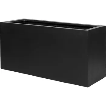 Květináč Jort Black S - V 40 cm / D 80 cm