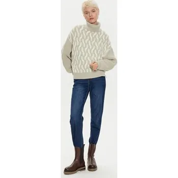 Dámský svetr Boss Rolák Ferdolia 50523719 Béžová Oversize S