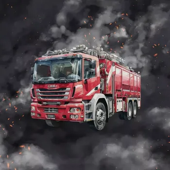 Teplákovina, Hasičský vůz v kouři, panel (E) (Panely a ladící metráž)