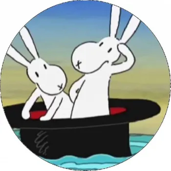 Přisada na vaření a pečení Jedlý papír Bob a Bobek v klobouku na moři 19,5 cm