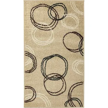 Koberec Breno Kusový koberec LOTTO 290/FM7Y, 67x120 cm, Béžová/Vícebarevné