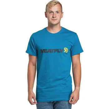 tričko Meatfly Logex - Funky Blue L