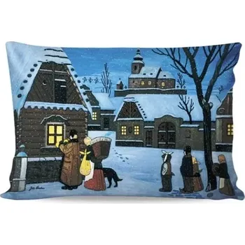 Povlak na dekorativní polštářek Povlak Josef Lada - SLOUHA VYTRUBUJE