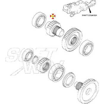 Kolo pro motocykl Suzuki Ozubené kolo č.2 2415110G00