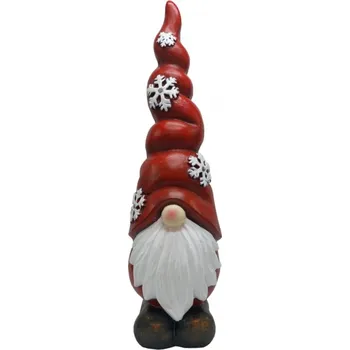 Zahradní dekorace Skřítek keramický svítící LED 52cm 3140009