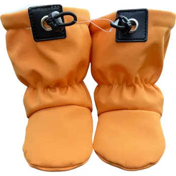 Capáčky Softshellové capáčky s microfleecem oranžové 0-6 měsíců Oranžová