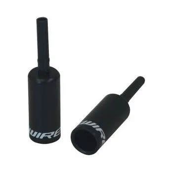 Lanko pro jízdní kolo koncovka bowdenu Jagwire lined 5mm alloy černá 50ks