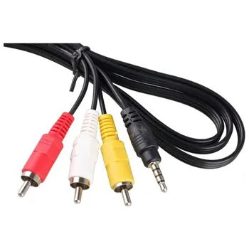 Video kabel Kabel audio-video 1xJack - 3xCinch 1,5m