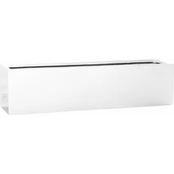 Květináč Balcony Glossy White XS - V 20 cm / D 40 cm