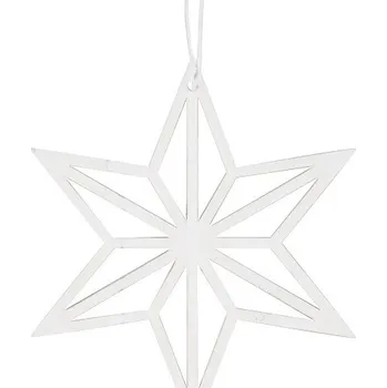 Vánoční dekorace Anděl Přerov, s.ro. Dřevěná hvězda na zavěšení 8 cm