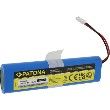 Příslušenství k robotickému vysavači Patona Baterie pro Ecovacs Deebot DF45 / Ilife V50, 2600 mAh