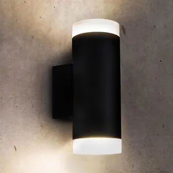 Venkovní osvětlení Brilagi - Venkovní nástěnné svítidlo MATERA 2xGU10/30W/230V černá IP54