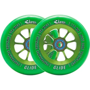 Kolečko ke koloběžce Kolečka River Naturals Glide 110mm emerald 2ks