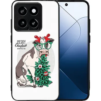 Vánoce VSECHNONAMOBIL 87934 MY ART Kryt s vánočním designem Xiaomi 14 MERRY CHRISTMAS (074)