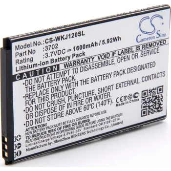 Baterie pro mobilní telefon VHBW Baterie pro Wiko Pulp 3G / Robby / Rainbow Jam 4G, 2500 mAh