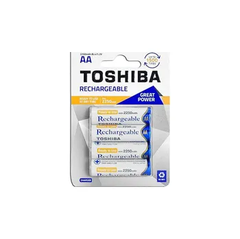 Článková baterie Baterie TOSHIBA NiMh R06/2250mAh dobíjecí blistr 4ks