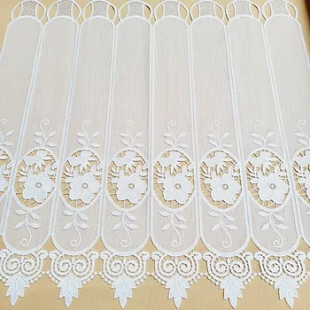 Záclona GERSTER Záclona na vitrážku vyšívaná 11573 60 cm