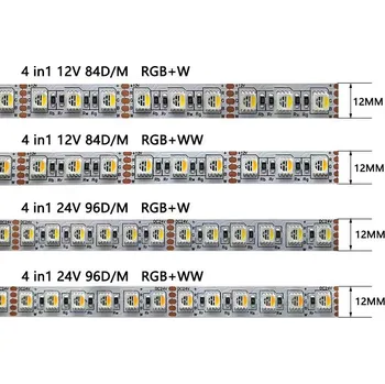 LED páska LED pásek 24V RGB+W, 96LED/m, 19w/m