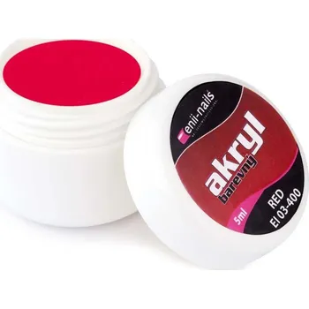 Barevný akryl - Red 5ml Enii-nails