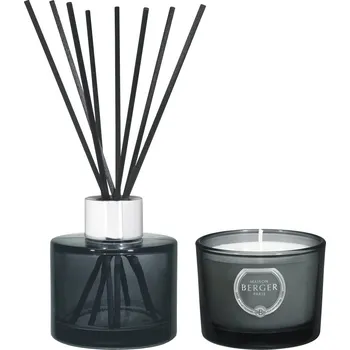Aroma difuzér Maison Berger Paris BERGER Variation mini duo Velvet of Orient/Samet z Orientu difuzér 0,09l + svíčka 80g černý 7714