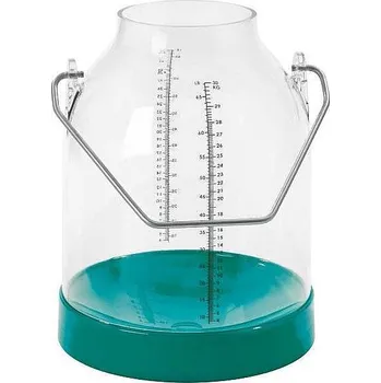 Chov hospodářského zvířete Konev na dojení plastová 30 l se stupnicí