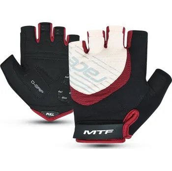 Cyklistické rukavice Cyklistické rukavice MTF dámské, vínové/růžové, M