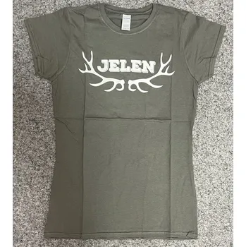 Tričko: Jelen: Parohy - šedá (Unisex) - Velikost M