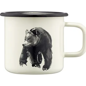 Muurla Hrnek Bear 0,37l, smalt / béžový