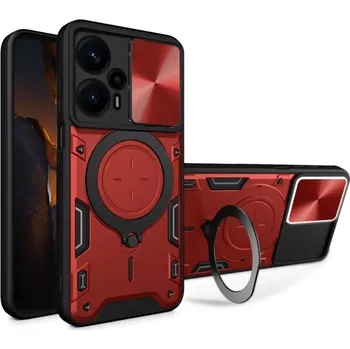 Pouzdro na mobilní telefon Kryt Motorola Moto G13 / G23 / G53 Techsuit CamGuard Pro - červený
