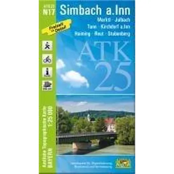 ATK25-N17 Simbach a.Inn (Amtliche Topographische Karte 1:25000) - Landesamt für Digitalisierung, Breitband und Vermessung