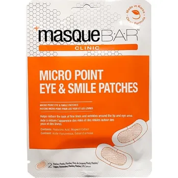 Péče o oční okolí masqueBAR - Micro Point Eye & Smile Patch Oční masky a polštářky unisex