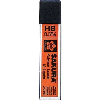 Náplň do psacích potřeb Náhradní tuhy do mikrotužky SAKURA 0,5mm