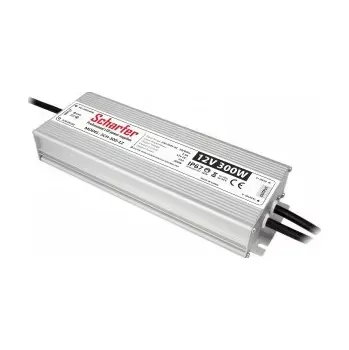 Napájecí zdroj pro osvětlení Napájecí zdroj 300W 25,0A 12VDC pro LED zdroje a LED moduly profesionální IP67 258x89x40 mm Scharfer *SCH-300-12