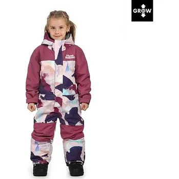 Snowboardové kalhoty Dětská zimní kombinéza Spirit One Piece - abstract paint velikost 3-4
