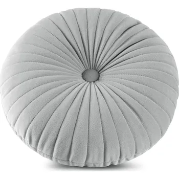 Dekorativní polštářek DEKORAČNÍ POLŠTÁŘ VELVET68 (FI) 40 CM STŘÍBRNÁ