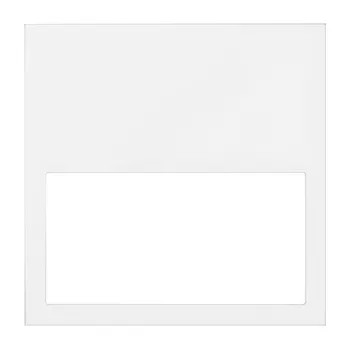 vypínač Simon 100 10001610-230 Rámeček Minimal 1 násobný bílá matná