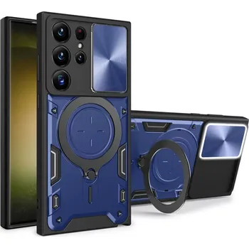 Pouzdro na mobilní telefon Kryt Samsung Galaxy S24 Ultra Techsuit CamGuard Pro - modrý