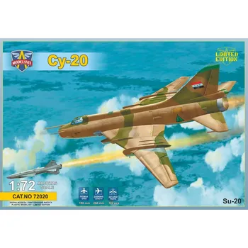 Plastikový model 1:72 Sukhoi Su-20 with Kh-28 Missile (4x camo)