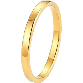 Prsten Flamenco Mystique Pozlacený prsten z chirurgické oceli PST923, velikost prstenu: US7 EU14 Velikost prstenu: US6 EU11