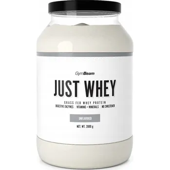 Protein GymBeam Just Whey protein syrovátkový protein bez příchuti 2000 g