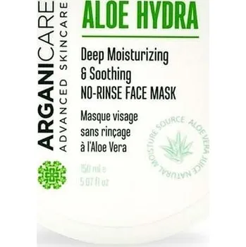 Pleťová maska Arganicare - No Rinse Face Mask All Skin Types Hydratační masky 150 ml unisex