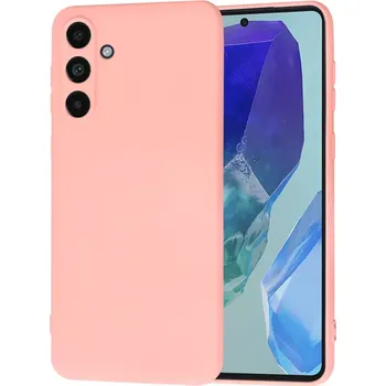 Pouzdro na mobilní telefon Kryt Samsung Galaxy M55 Techsuit SoftFlex - chalk pink