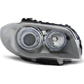 Přední světlomet TUNING-TEC Přední světla BMW 1 E87, E81 04-11 Angel Eyes - chrom