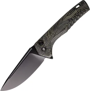 Tekto Knives F3 Charlie Black D2 Black G10/Green