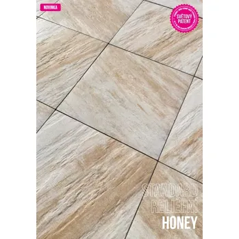 Dlažba FEROBET NATURE MOMENTS kombi 6 cm RELIÉFNÍ PATENTOVANÁ dlažba Standard reliéfní HONEY