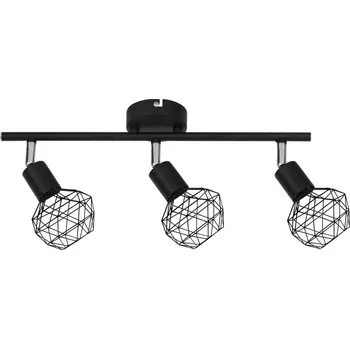 ACA DECOR Přisazené bodové svítidlo ALADDIN max. 3x40W/E14/230V/IP20, černá barva