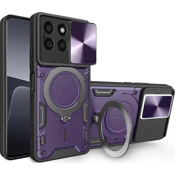 Pouzdro na mobilní telefon Kryt Honor X8b Techsuit CamGuard Pro - fialový