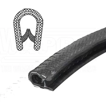 kabelová chránička OHV-145-14 ohebná ochrana hrany plechu PVC (lemovka), s ocelovým vyztužením 1-4mm