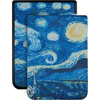Pouzdro na čtečku elektronické knihy ARMORI TRIMER T015, pouzdro pro Pocketbook 740 InkPad 3 - motiv Gogh + BONUSY