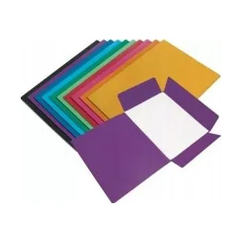 HIT OFFICE mapa odkládací 3 klopami prešpán fialová